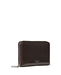 kate spade new york Halo Glazed Leather Medium Zip Around Wallet