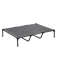 Cozito Steel Frame Portable Elevated Pet Cot, Xl, Gray