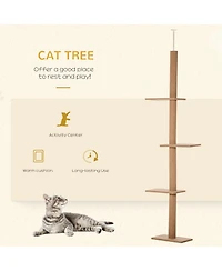 Aostirmotor Cat Tree with Sisal-Covered Scratching Posts