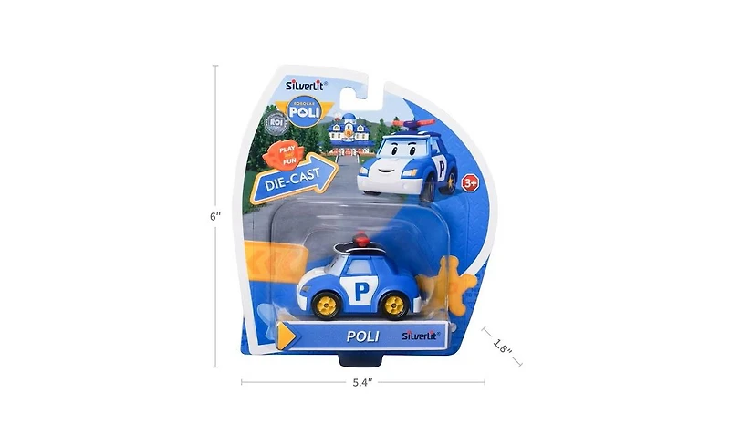 Robocar Poli Die-Cast Metal Emergency Rescue Police Car
