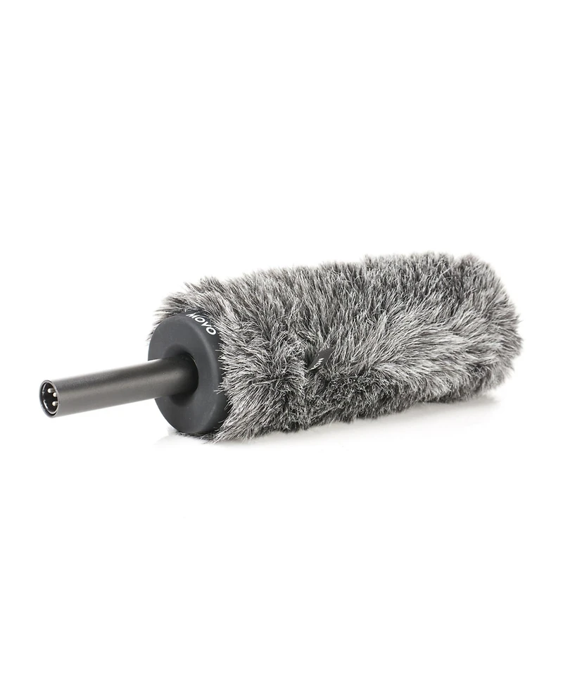 Movo Ws-G300 Furry Rigid Windscreen for Microphones 18-23mm in Diameter and up to 12.6" (32cm) Long