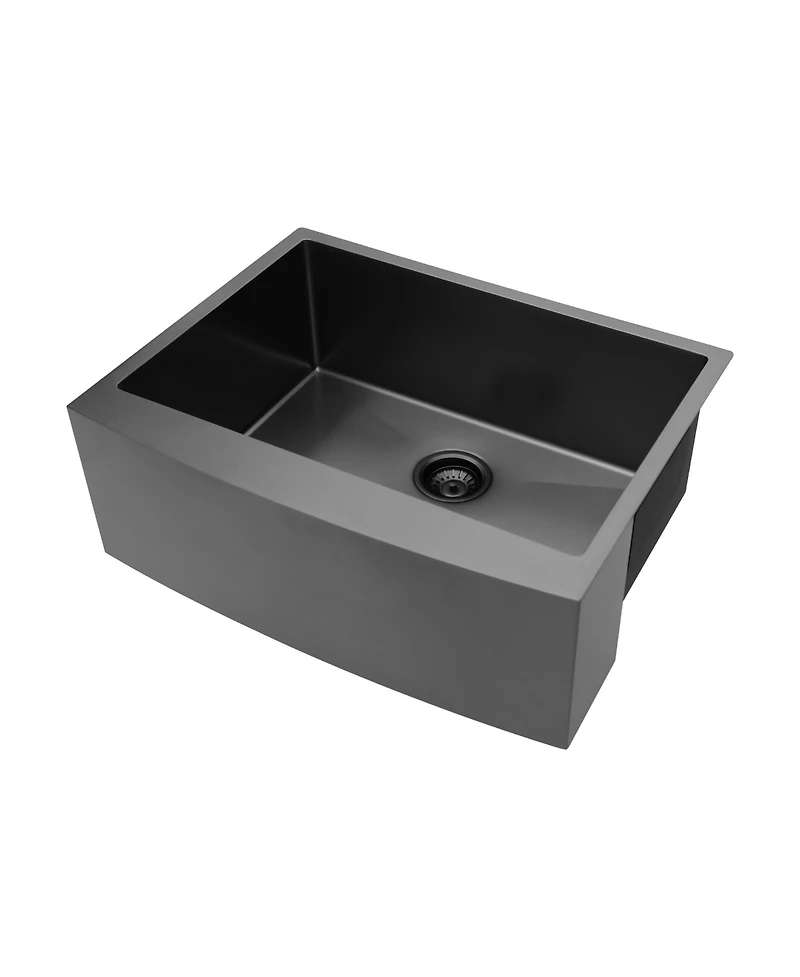 flynama 33x21x10inch Farmhouse Apron Single Bowl Kitchen Sink Stainless Steel