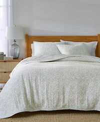 Charter Club Leaf Silhouette 3-Pc. Quilt Set, Full/Queen, Exclusively at Macy's