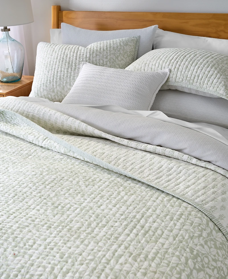 Charter Club Leaf Silhouette 3-Pc. Quilt Set, Full/Queen, Exclusively at Macy's