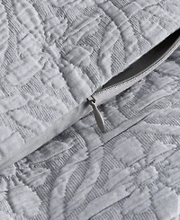 Charter Club Lattice Medallion Gray -Pc. Duvet Cover Set