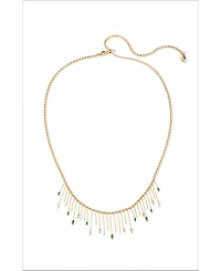 Retro Chic Verdant Whisper Tassels Necklace