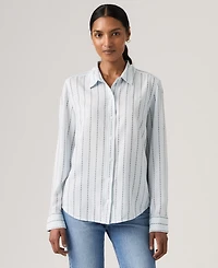 Levi's Juniors' Striped Point Collar Shirt