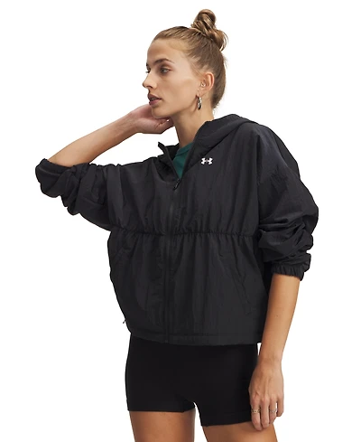 Under Armour Women's Rival Woven Bungee Full-Zip Jacket