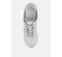Rag & Co Astylos Metallic Faux Leather Sneakers