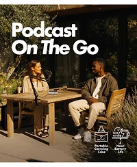 Movo PodPro-ah Portable Podcasting Bundle for 2 for Smartphones and Computers