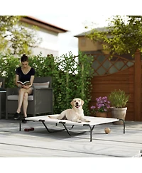 PawHut Elevated Dog Bed Outdoor for Large Breeds 59.8"