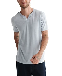 Lucky Brand Men's Venice Burnout Notch Short Sleeves T-shirt