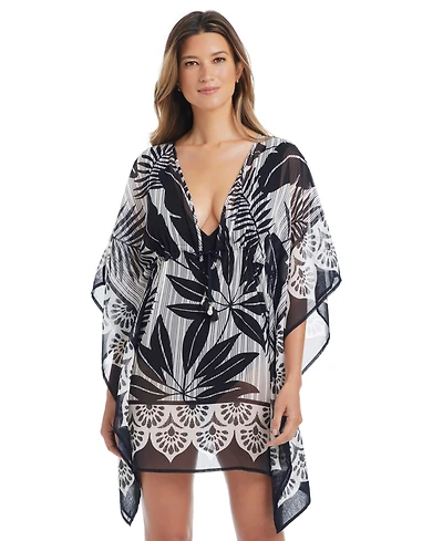 Bleu by Rod Beattie Women's V-Neck Cover-Up Caftan