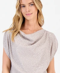 Anne Klein Petite Cowl Neck Blouse