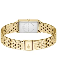 Lacoste Women's Catherine Gold Tone Stainless Steel Bracelet Watch, 28.3x20.7mm