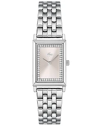 Lacoste Women's Catherine Silver Tone Stainless Steel Bracelet Watch, 28.3x20.7mm