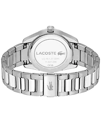 Lacoste Men's Boston Silver Tone Stainless Steel Bracelet Watch, 39mm