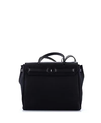 Pre-Owned Hermes Pm Herbag Toile and Leather