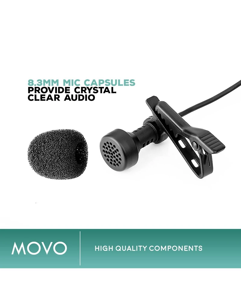 Movo Lv-6 Omnidirectional Xlr Lavalier Mic