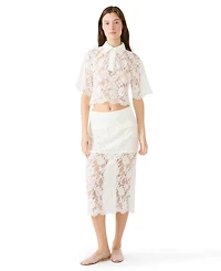 Bb Dakota Women's Monette Calf Bodycon Skirt