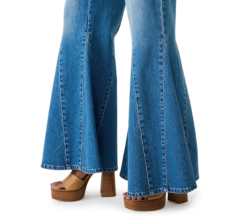 Steve Madden Women's Stacia Wide Leg Jeans