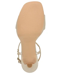 Guess Womens Hendora Leather Platform Stiletto Dress Sandals