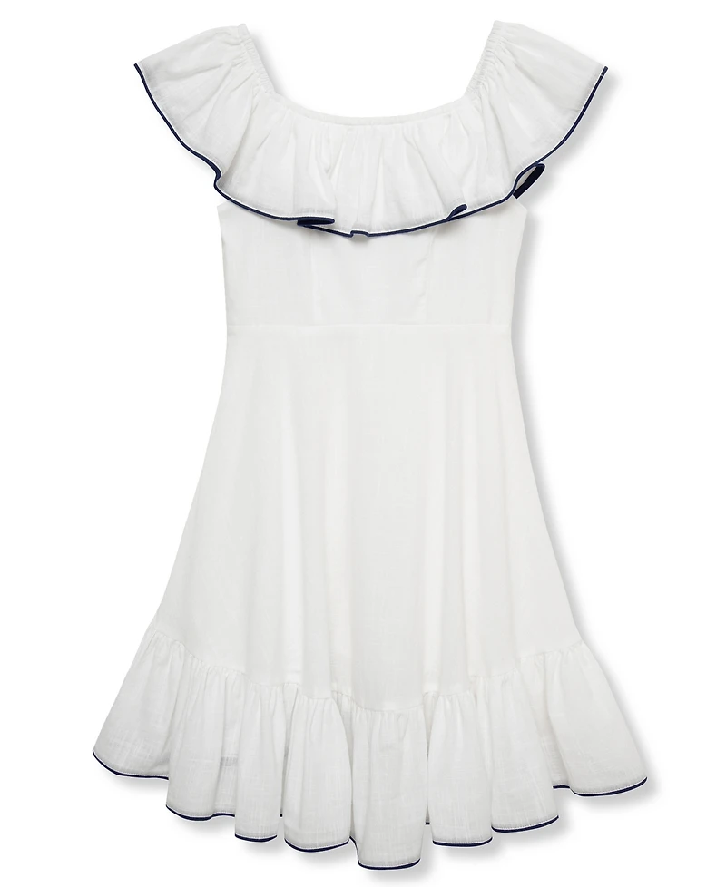 H by Habitual Girls' 7-16 High-Low Ruffle Dress