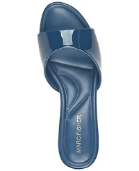 Marc Fisher Women's Sagi Slip-On Kitten Heel Dress Sandals