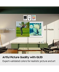 Samsung 65" The Frame Qled 4K Art Mode Smart Tv with a Vg-Customizable Bezel