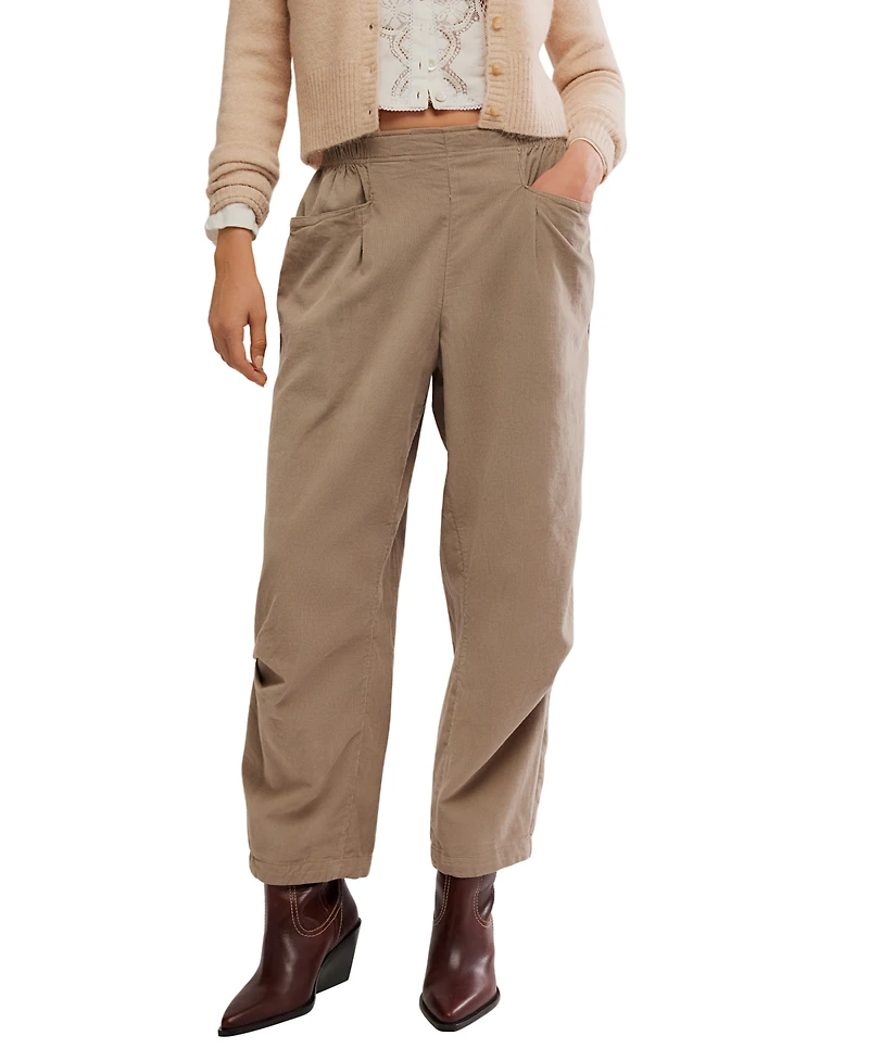 Free People Juniors' Nice Cord Pull-On Pants