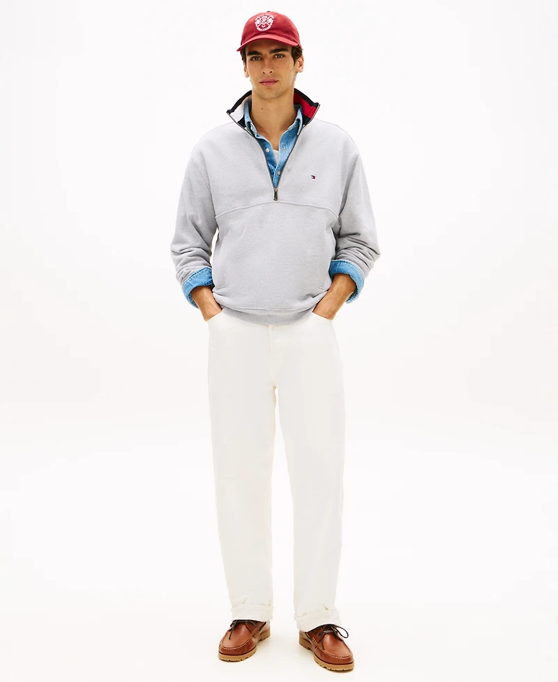 Tommy Hilfiger Men's Flag Zip Sweatshirt, Regular and Big & Tall