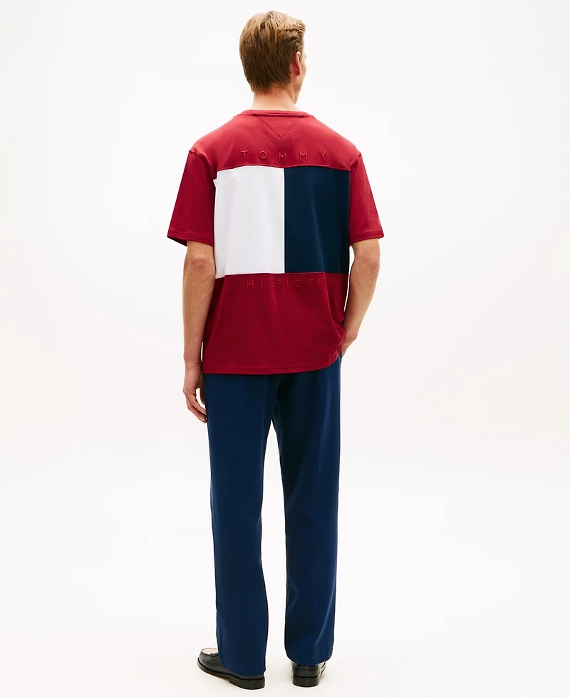 Tommy Hilfiger Men's Crewneck Flag Graphic T-Shirt