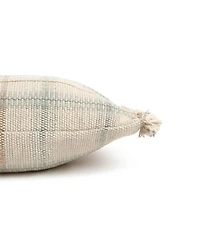 Lorena Canals Cotton and Wool Handloom Cushion, 10" x 1'4"