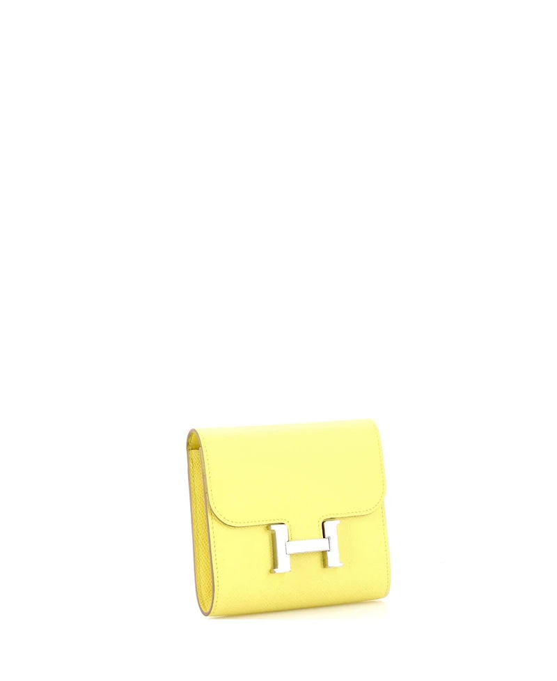 Pre-Owned Hermes Compact Constance Wallet Epsom