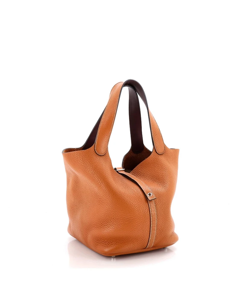 Pre-Owned HERMES Mm Eclat Picotin Lock Bag Clemence