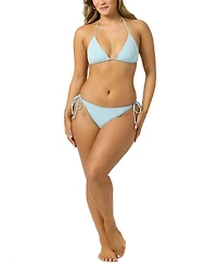 O'Neill Women's Saltwater Solid Venice Bikini Swim Top