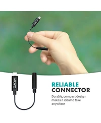 Movo Pma-1 Female 3.5mm Trs Microphone Audio Adapter Cable Compatible with The Dji Osmo Pocket