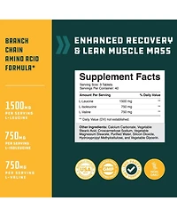 Nature's Craft Bcaa Tablet Supplement