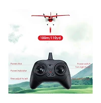 Bruce & Shark 2.4G 2-Channel Rc Plane with 30 Min Flight & Crash Resistant Epp Foam