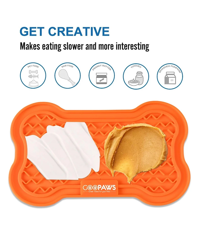 Goopaws Licking Mat: 2pk