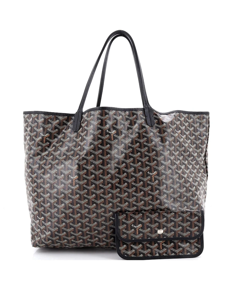 Pre-Owned Goyard Gm Saint Louis Tote Coated Canvas