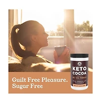 Left Coast Performance Keto Hot Chocolate, Chocolate, 8.5oz