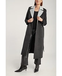 1982 Women's Cashmere Belted Wrap Coat