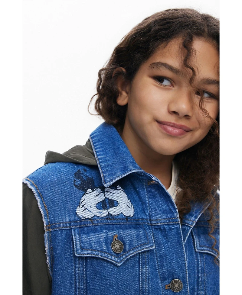 Desigual Girls Girls's Mickey and Minnie Mouse Jacket