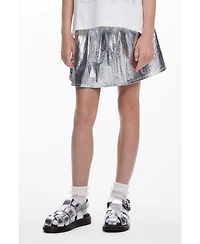 Desigual Girls Girls's Metallic short skirt