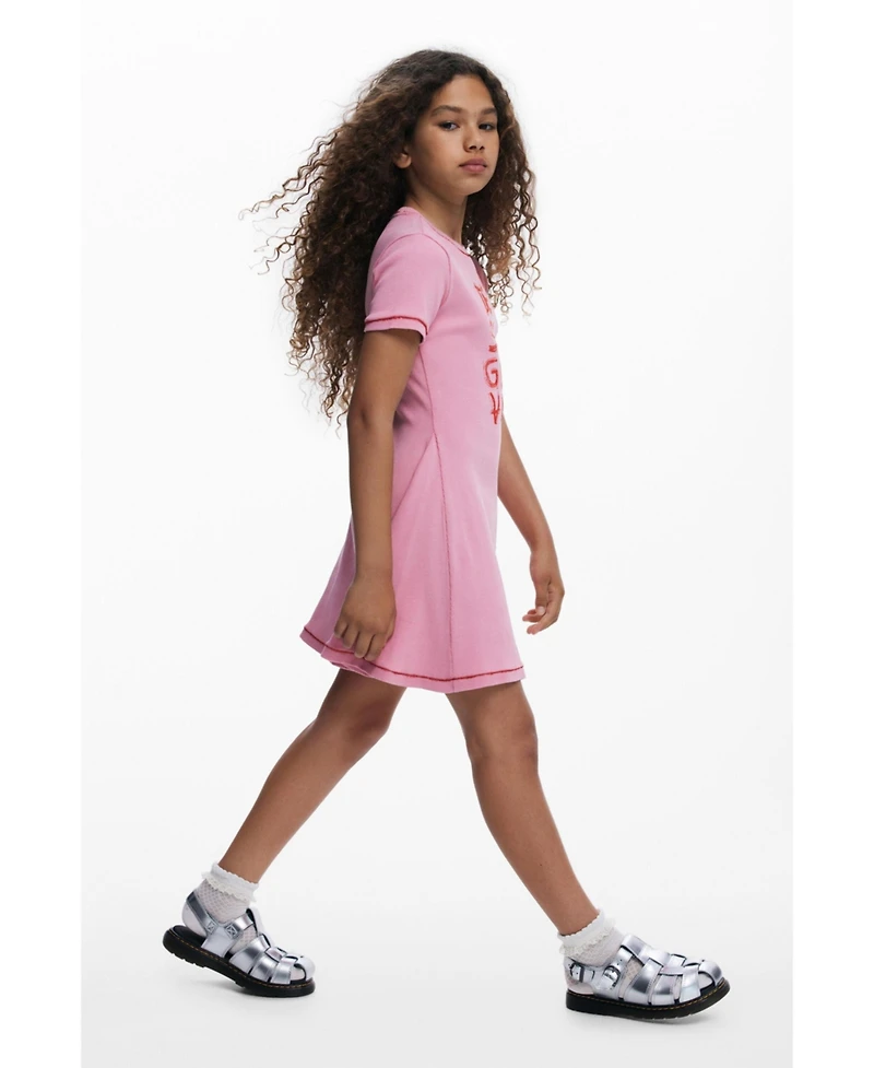 Desigual Girls Girls's Short dress logo