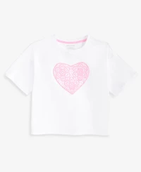 Epic Threads Girls' Xs-xl Heart Relaxed Cropped Tee, Macy's Exclusive