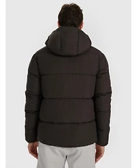 4F Men's down jacket with synthetic filling - khaki