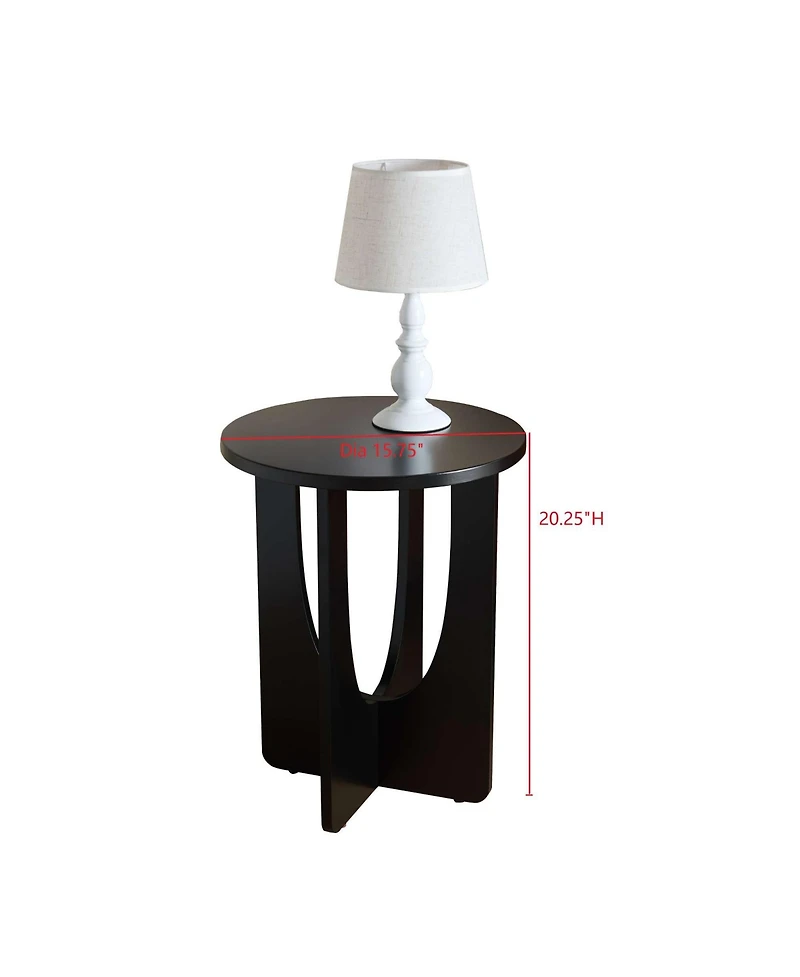 Kings Brand Furniture Sculpted Side Table