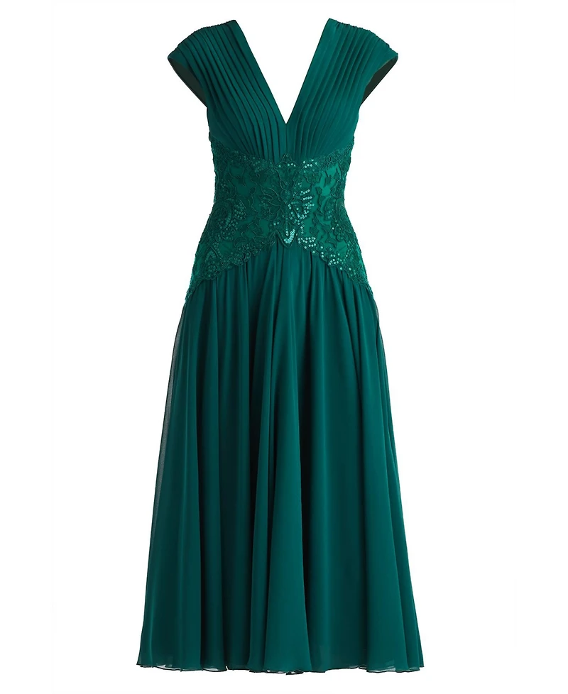 Tadashi Shoji Women's Nerina Embellished Midi Dress